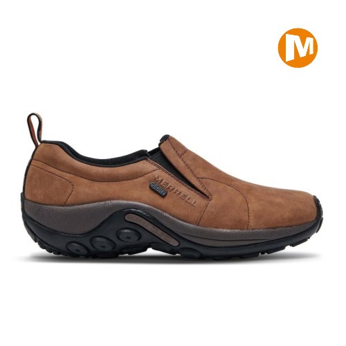 Pánské Slip On Boty Merrell Jungle Moc Nubuck Waterproof Hnědé (CZ. QCIWD)